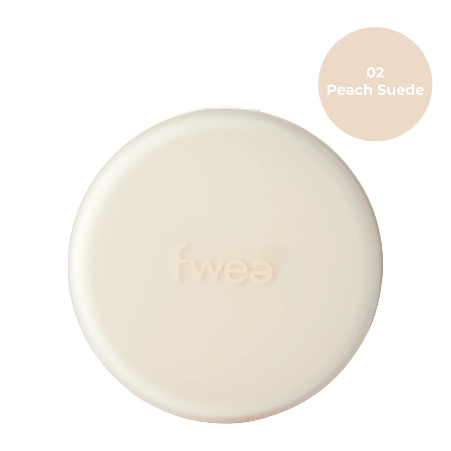 Fwee - Cushion Suede SPF50+ PA+++ - Nawilżający Podkład do Twarzy w Poduszce - 02 Peach Suede - 15g
