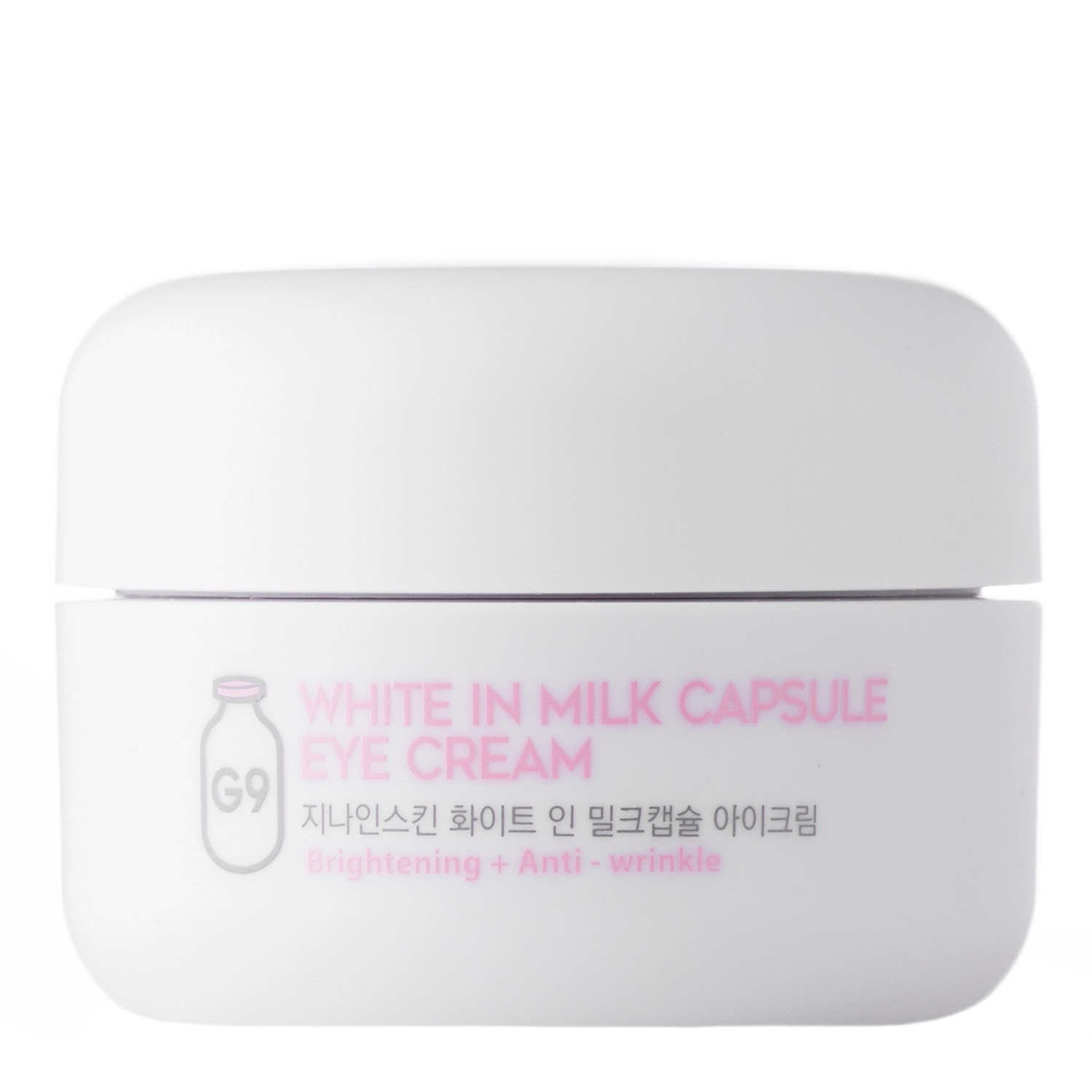 G9Skin - White In Milk Capsule Eye Cream - Rozjaśniający Krem pod Oczy - 30g