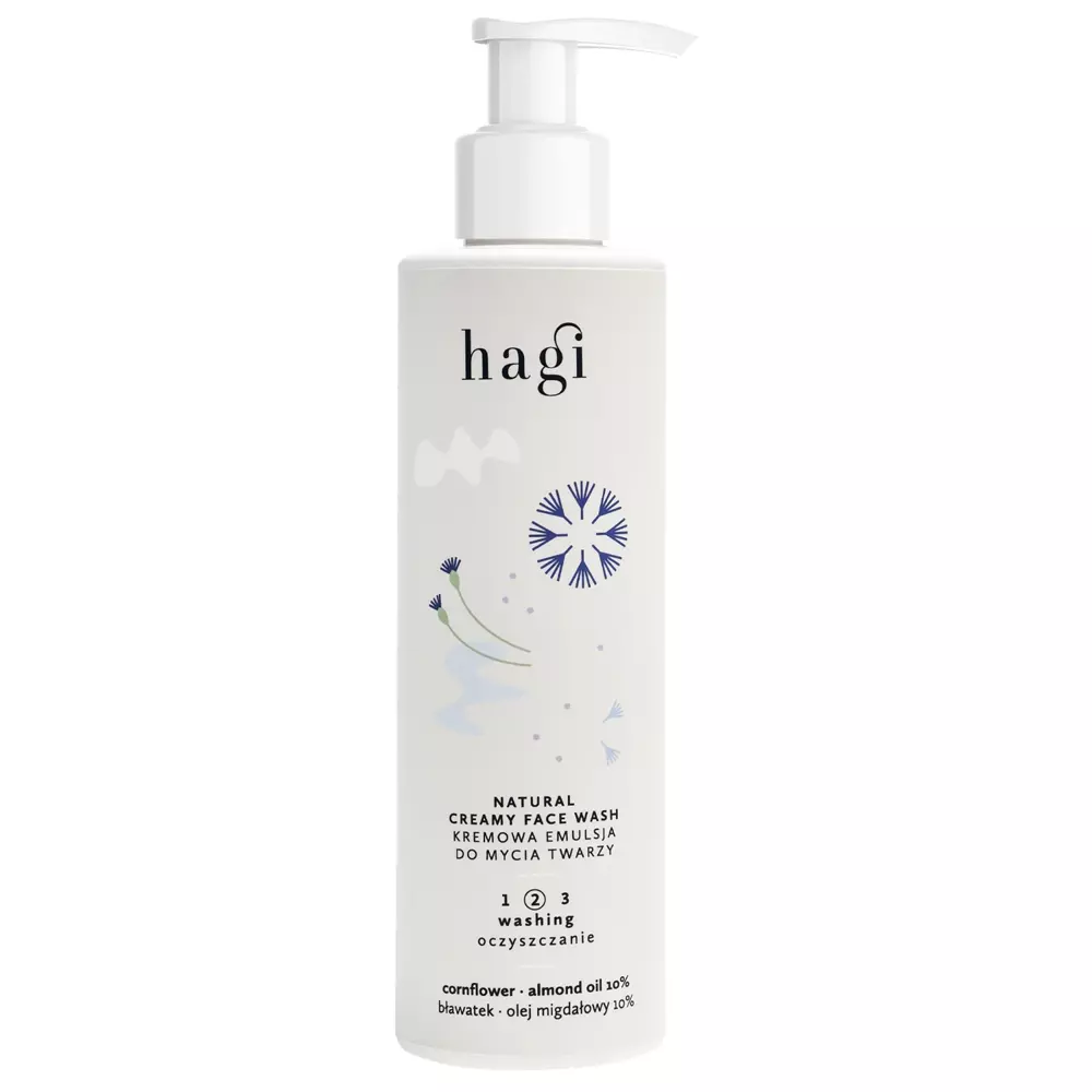 Hagi - Natural Creamy Face Wash - Kremowa Emulsja do Mycia Twarzy - 200ml 