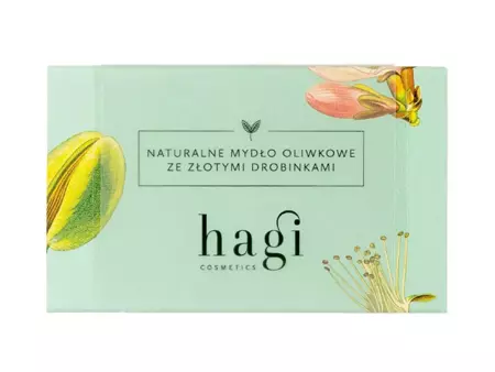 Hagi - Naturalne Mydło Oliwkowe ze Złotymi Drobinkami - 100g 