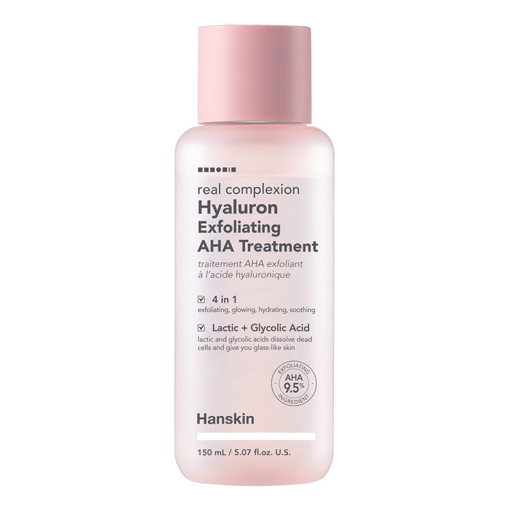 Hanskin - Real Complexion Hyaluron Exfoliating AHA Treatment - Kuracja Złuszczająca z Kwasami AHA - 150ml