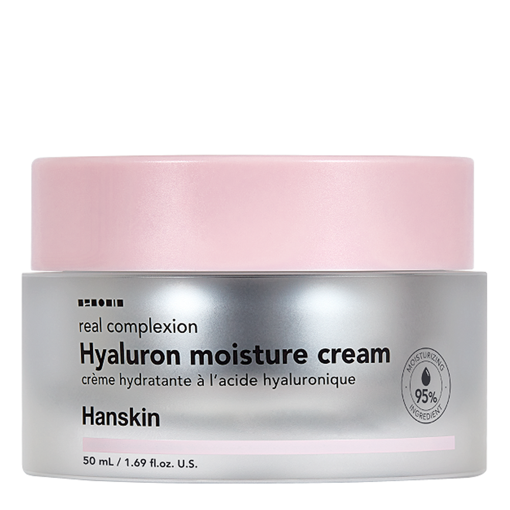 Hanskin - Real Complexion Hyaluron Moisture Cream - Nawilżający Krem do Twarzy - 50ml