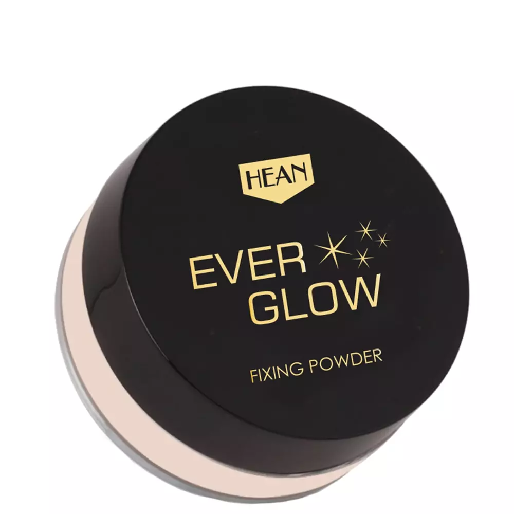 Hean - Ever Glow Fixing Powder - Rozświetlający Sypki Puder do Twarzy - 8g 			