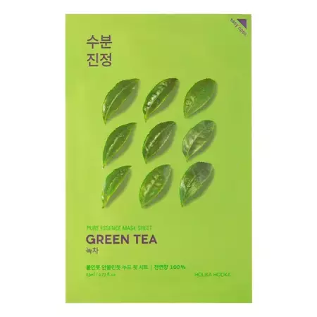 Holika Holika - Pure Essence Mask Sheet - Green Tea - Odświeżająca Maska w Płachcie z Wyciągiem z Zielonej Herbaty - 23ml