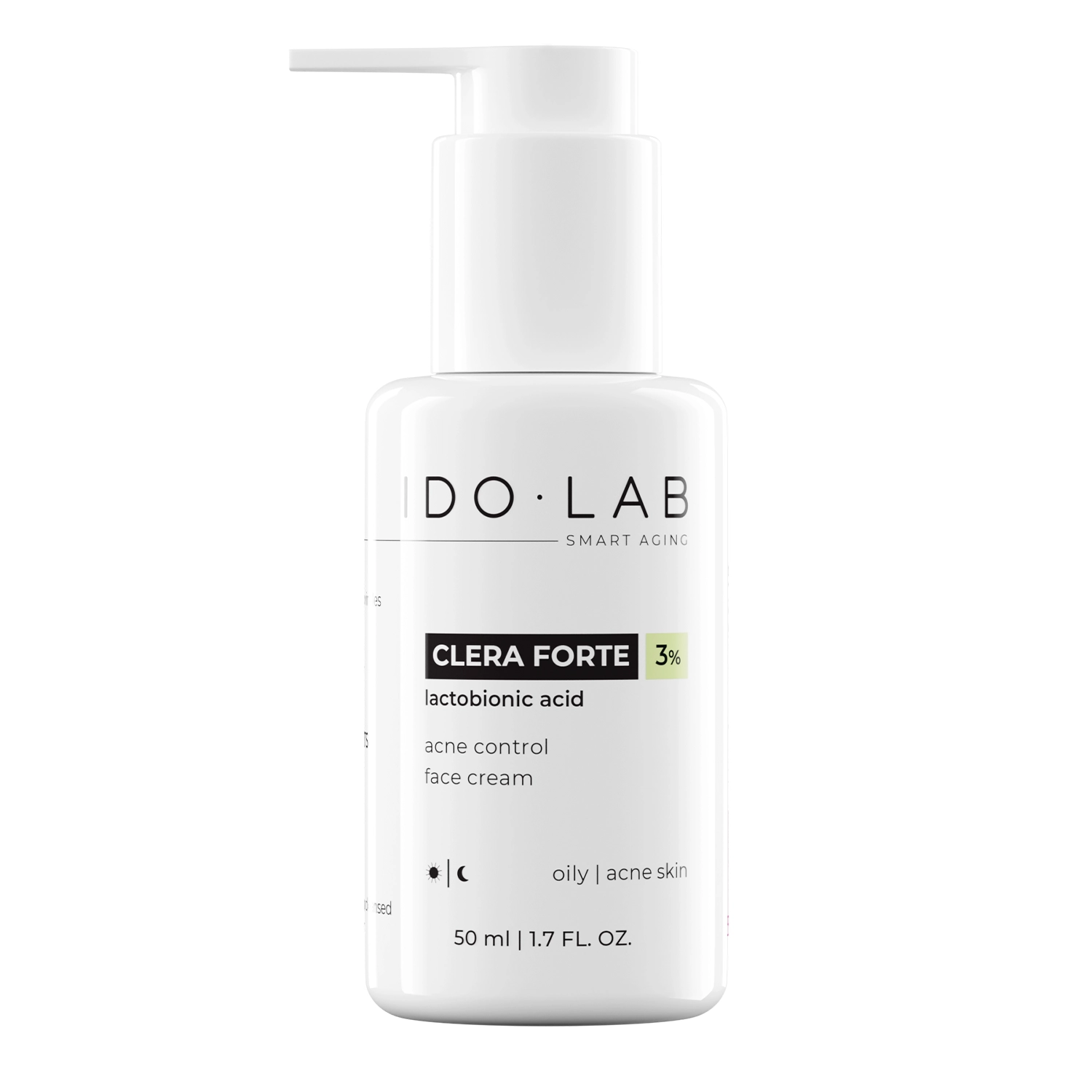 Ido Lab - Clera Forte - Naprawczy Krem dla Cery Tłustej i Trądzikowej - 50ml