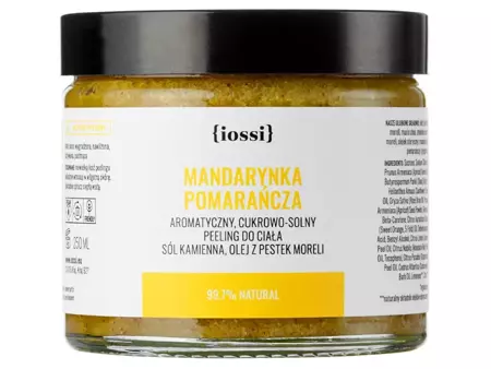 Iossi - Mandarynka i Pomarańcza - Aromatyczny Peeling Cukrowy do Ciała - 250ml