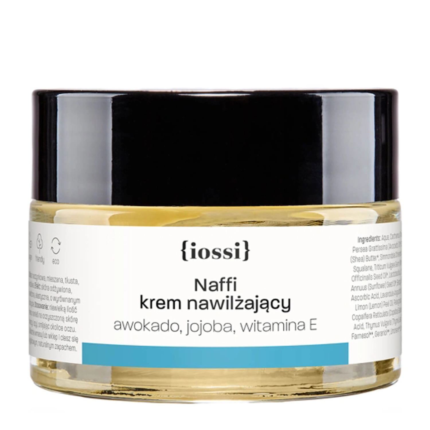 Iossi - Naffi - Krem Nawilżający Awokado, Jojoba, Witamina E - 50ml