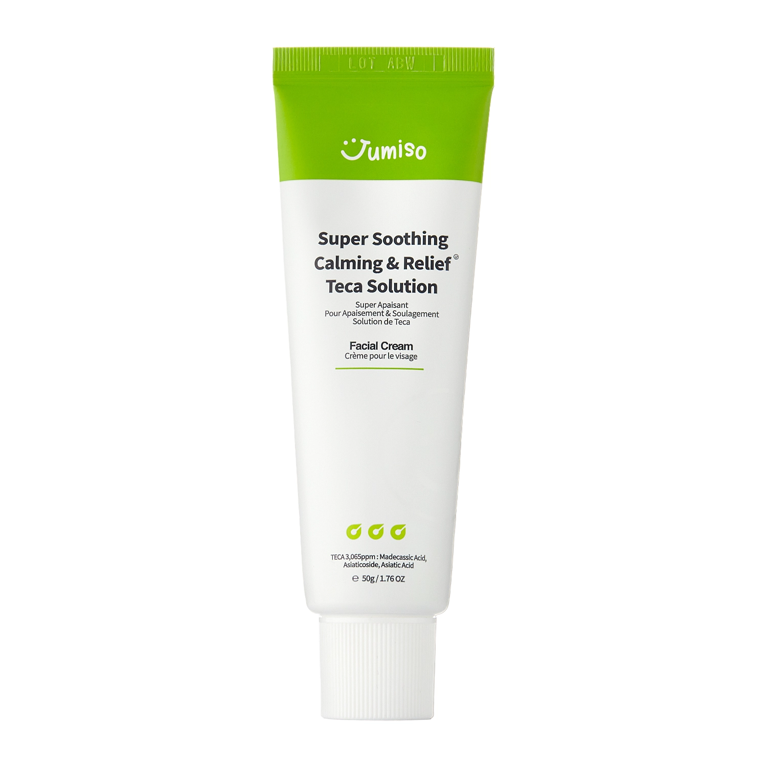 Jumiso - Super Soothing Calming & Relief Teca Solution Facial Cream - Kojący Krem do Twarzy z Ekstraktem z Wąkroty - 50g