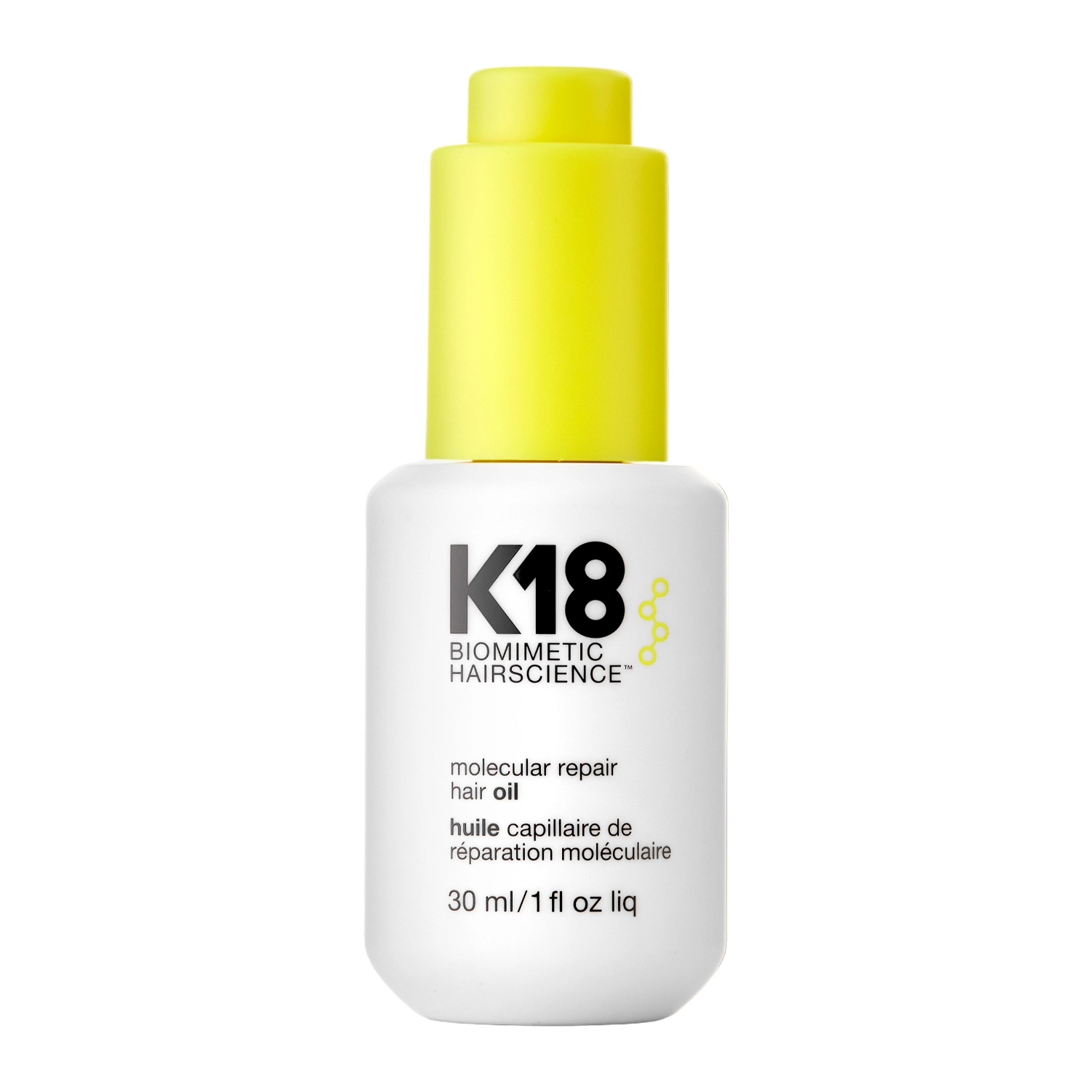 K18 - Molecular Hair Oil - Regenerujący Olejek do Włosów Zniszczonych - 30ml