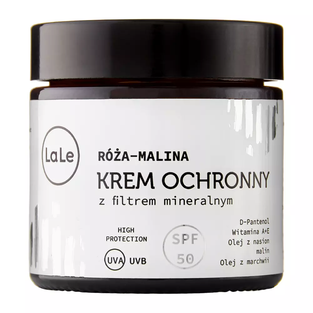 La-Le - Krem Ochronny z Filtrem Mineralnym UVA/UVB – SPF 50 - 60ml