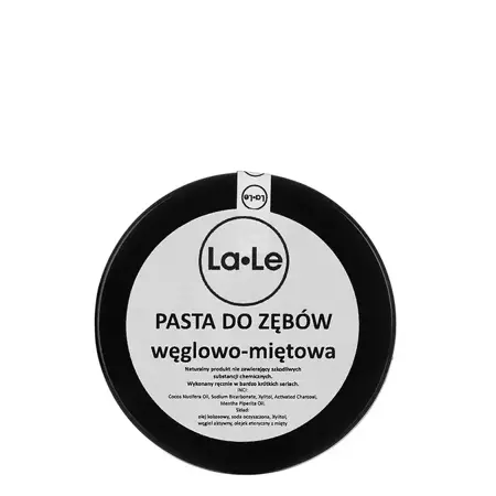 La-Le - Pasta do Zębów Węglowo-Miętowa - 100ml