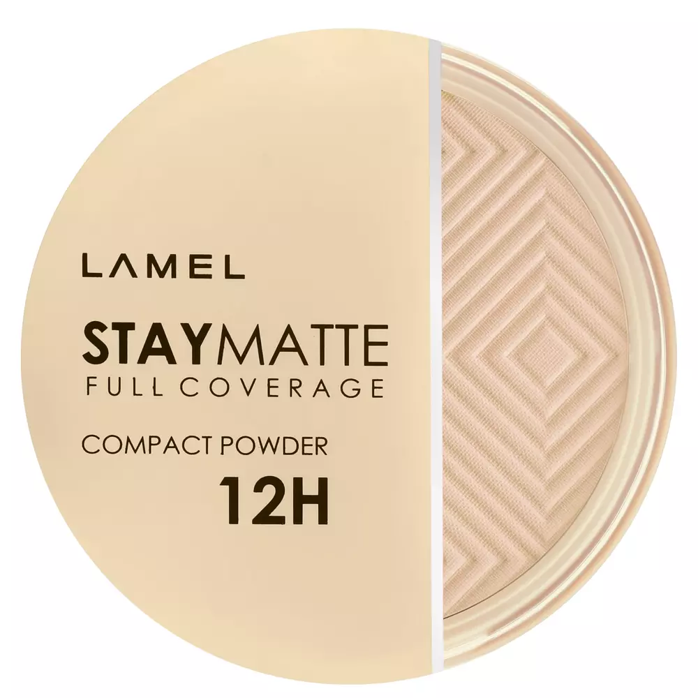Lamel - Stay Matte Compact Powder - Matowy Puder - 402 - 12g