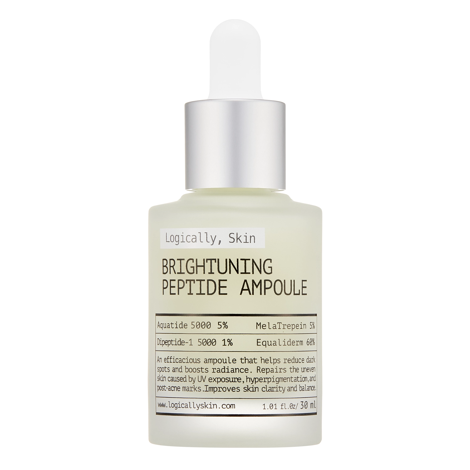 Logically, Skin - Brightuning Peptide Ampoule - Rozjaśniająca Ampułka do Twarzy z Peptydami - 30g