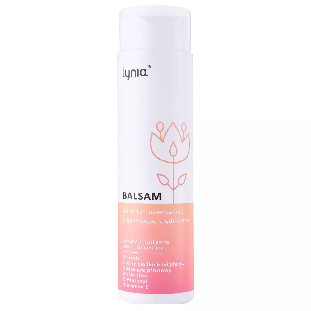 Lynia - Balsam do Ciała z Kofeiną - Nawilżanie, Regeneracja, Ujędrnianie - 200ml