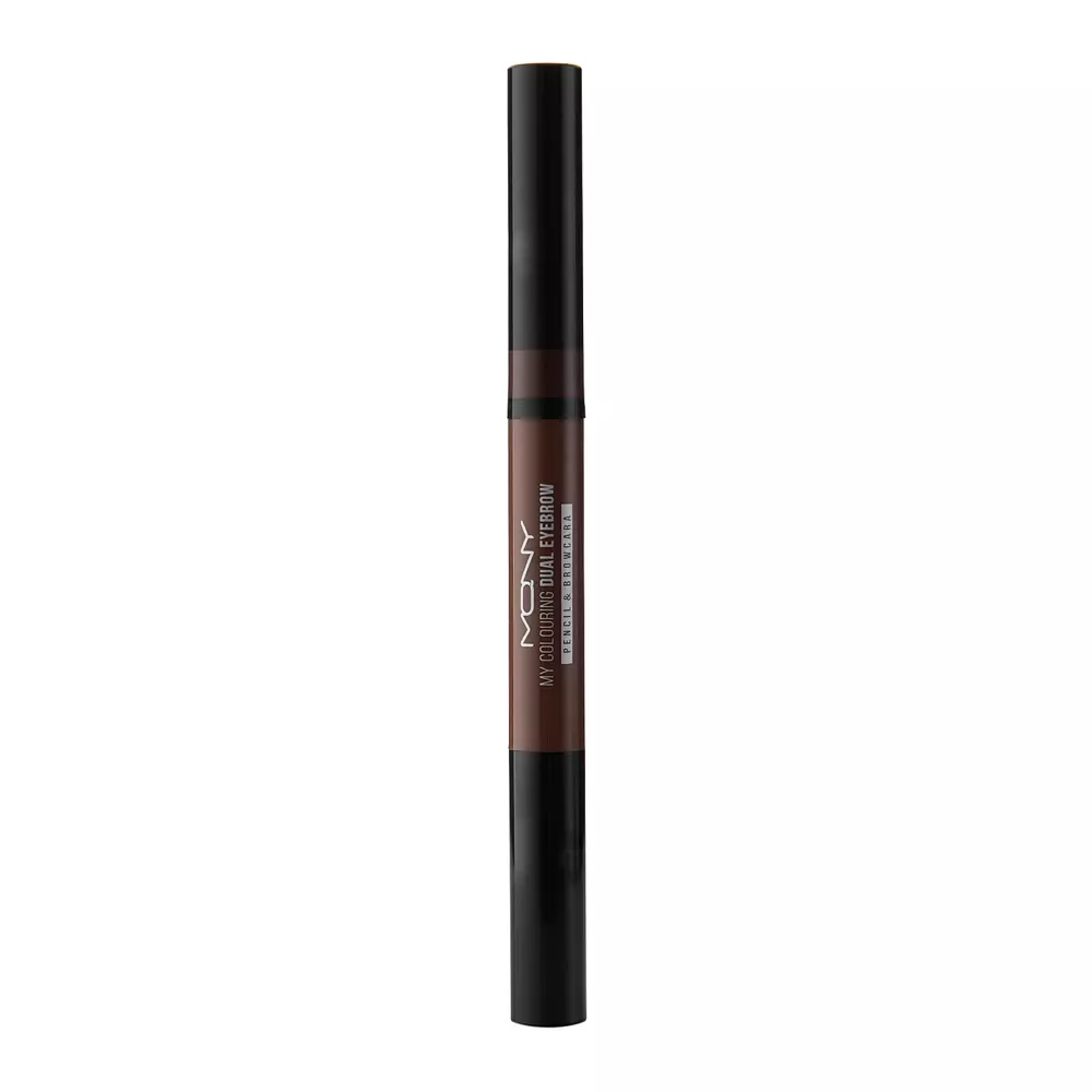 Macqueen - Colouring Dual Eyebrow Pencil&Browcara - Kredka z Maskarą do Brwi - 02 Natural Brown - 0,1g+2g