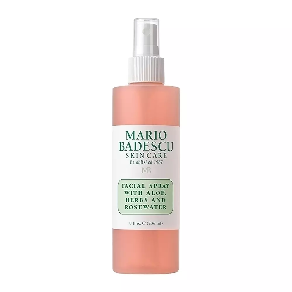 Mario Badescu - Facial Spray With Aloe, Herbs & Rosewater - Mgiełka do Twarzy Aloesowo-Różana z Ziołami - 236ml