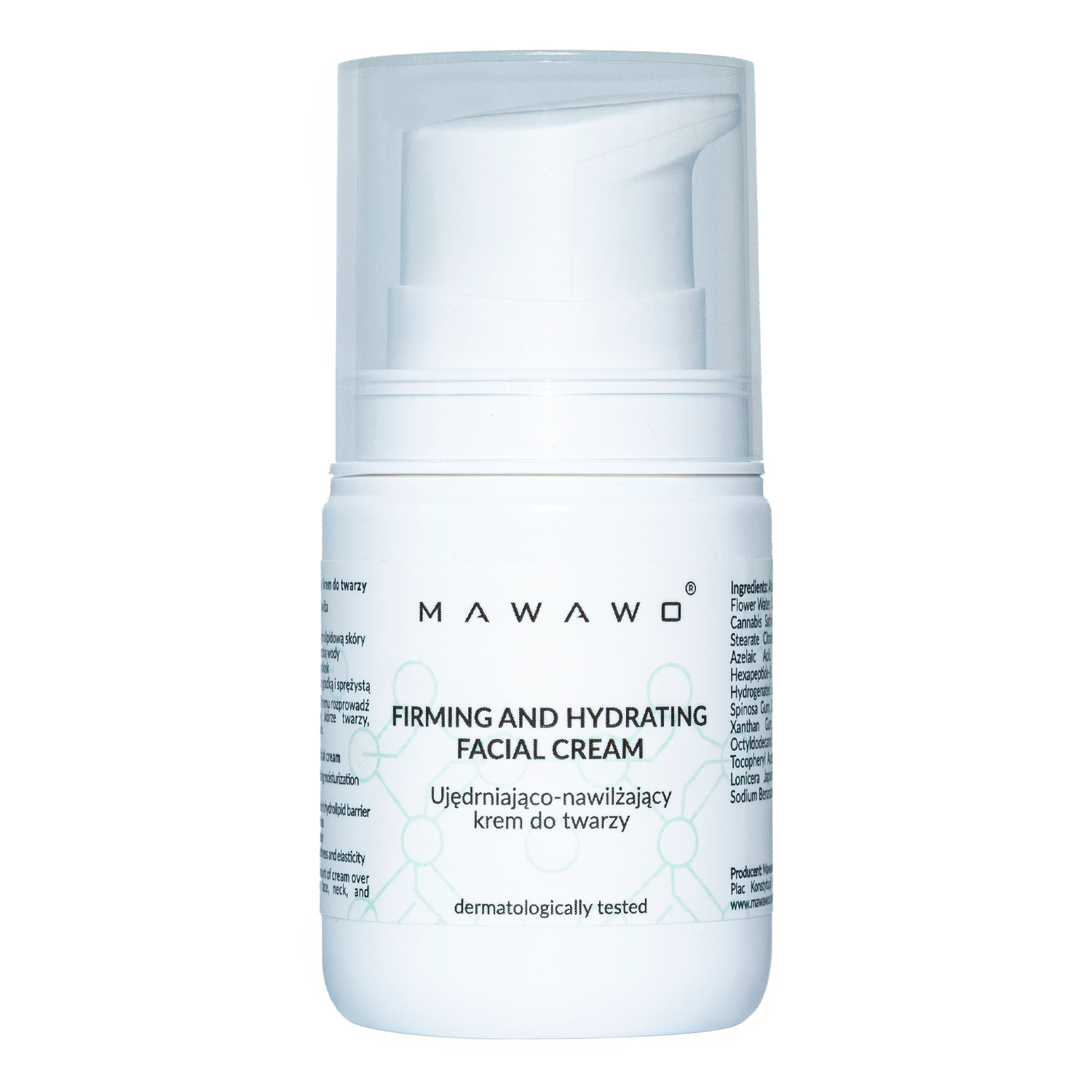 Mawawo - Firming and Hydrating Facial Cream -  Ujędrniająco-Nawilżający Krem do Twarzy - 50ml