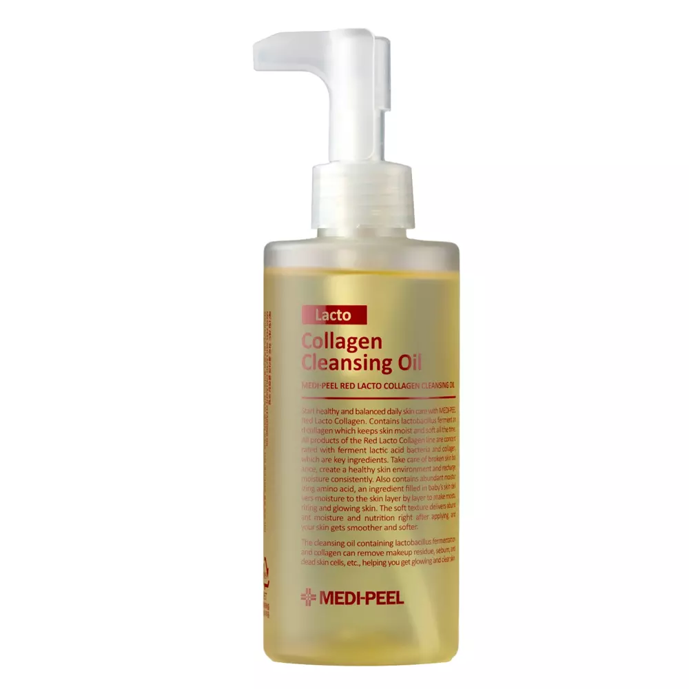 Medi-Peel - Red Lacto Collagen Cleansing Oil - Hydrofilowy Olejek do Oczyszczania Twarzy - 200ml - OUTLET