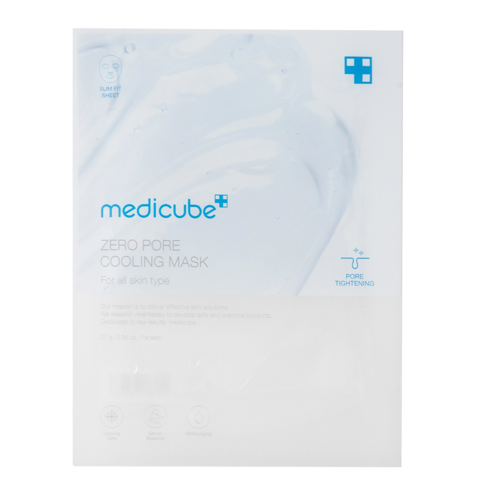 Medicube - Zero Pore Cooling Mask - Chłodząca Maska w Płachcie do Twarzy - 1szt/27g