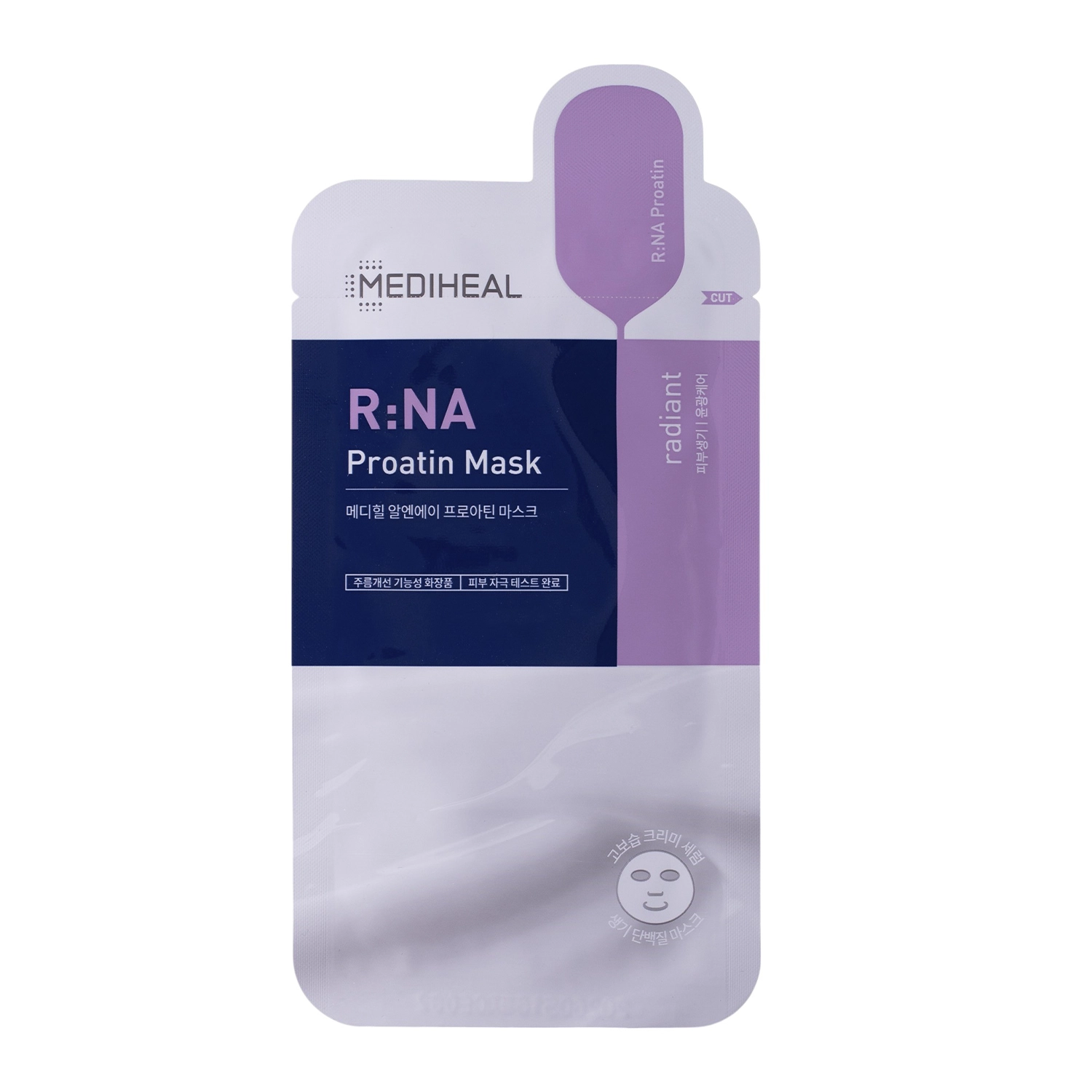 Mediheal - R:NA Proatin Mask - Rozświetlająca Maska w Płachcie - 25ml