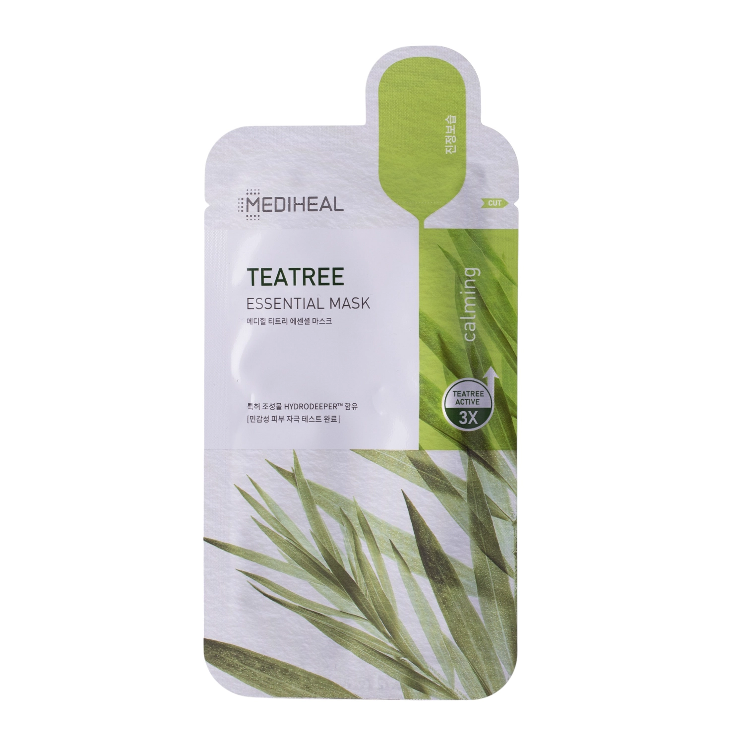 Mediheal - Teatree Essential Mask - Łagodząca Maska do Twarzy w Płachcie - 1szt/24ml