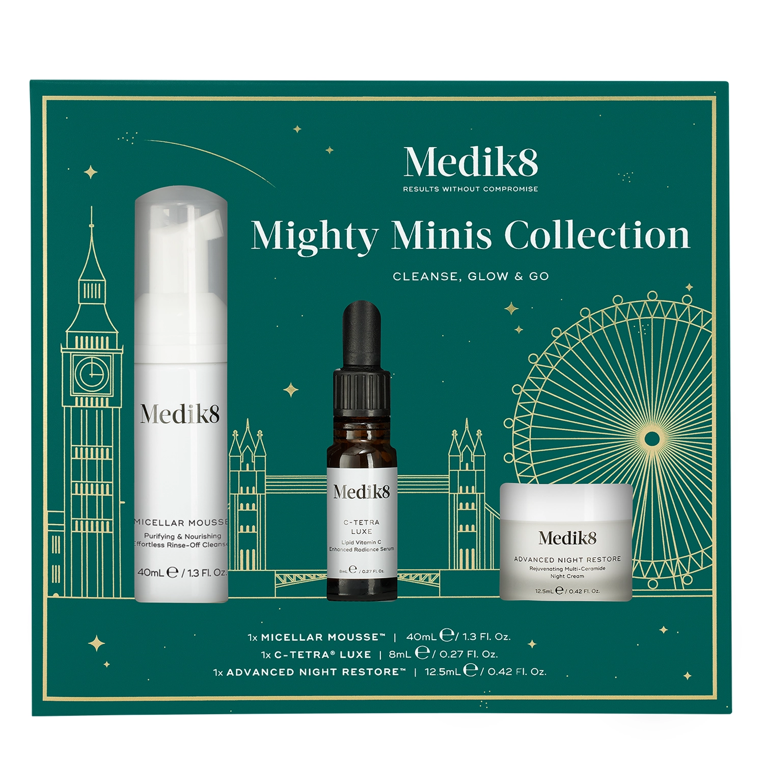 Medik8 -  MIGHTY MINIS Collection - Podróżny zestaw pielęgnacyjny