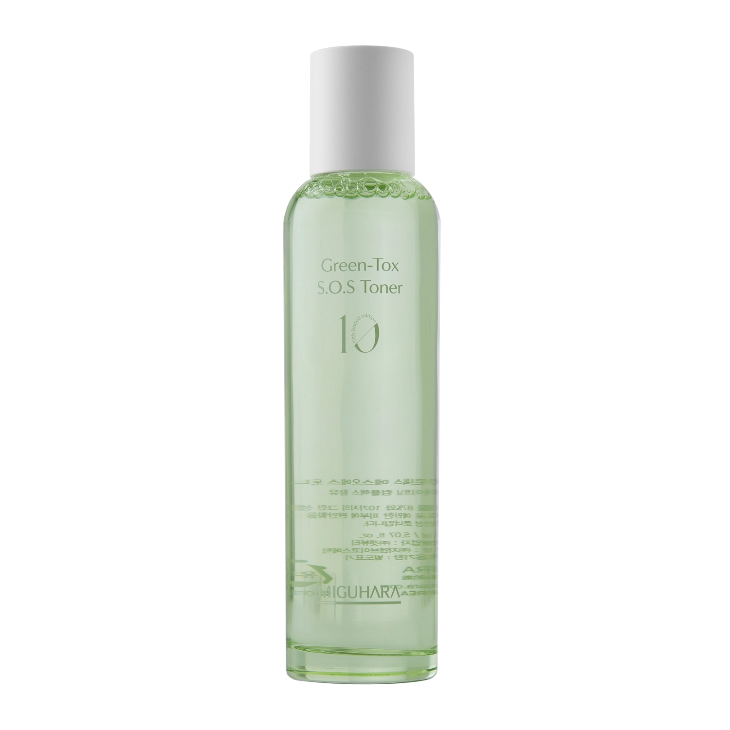 Miguhara - Green-Tox S.O.S Toner - Kojący Tonik do Twarzy z Ekstraktem z Zielonej Herbaty Jeju - 150ml