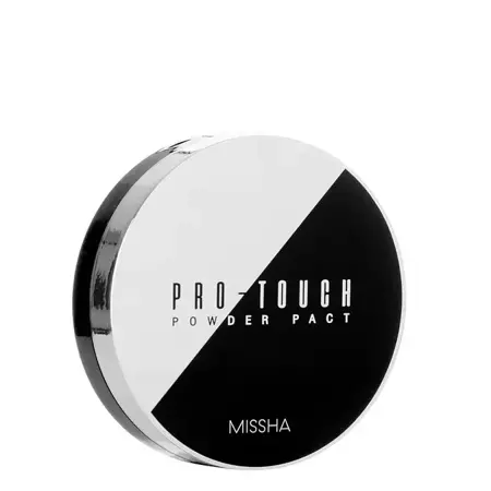 Missha - Pro-Touch Powder Pact SPF25/PA++ - Rozświetlająco-Wygładzający Puder - #23 - 10g