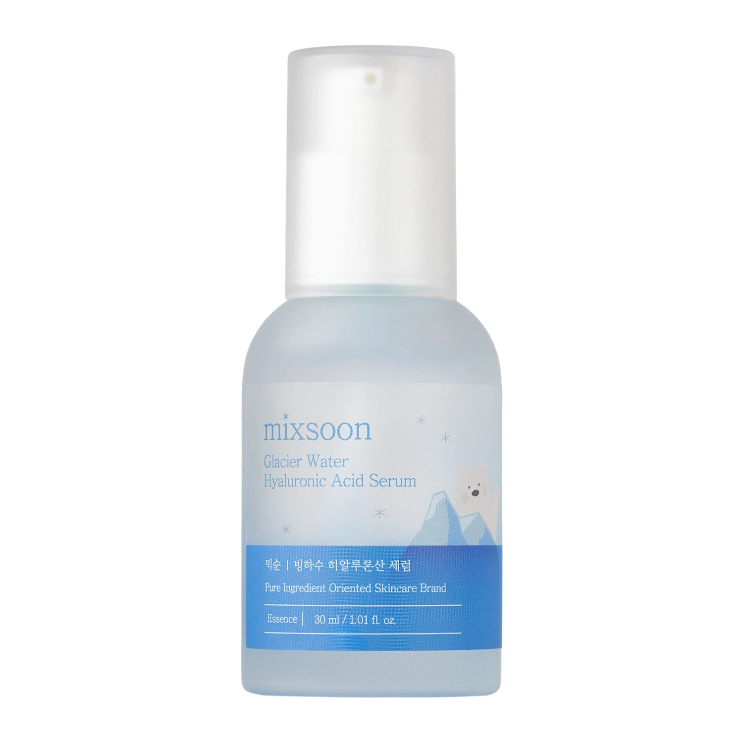 Mixsoon - Glacier Water Hyaluronic Acid Serum - Serum z Kwasem Hialuronowym i Wodą Lodowcową - 30ml