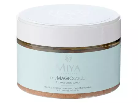 Miya - My Magic Scrub - Ekspresowy Peeling do Ciała z Różową Glinką i Olejami - 200g