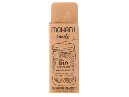 Mohani - Smile - Dental Floss - Biodegradowalna Nić Dentystyczna - Odświeżająca Mięta