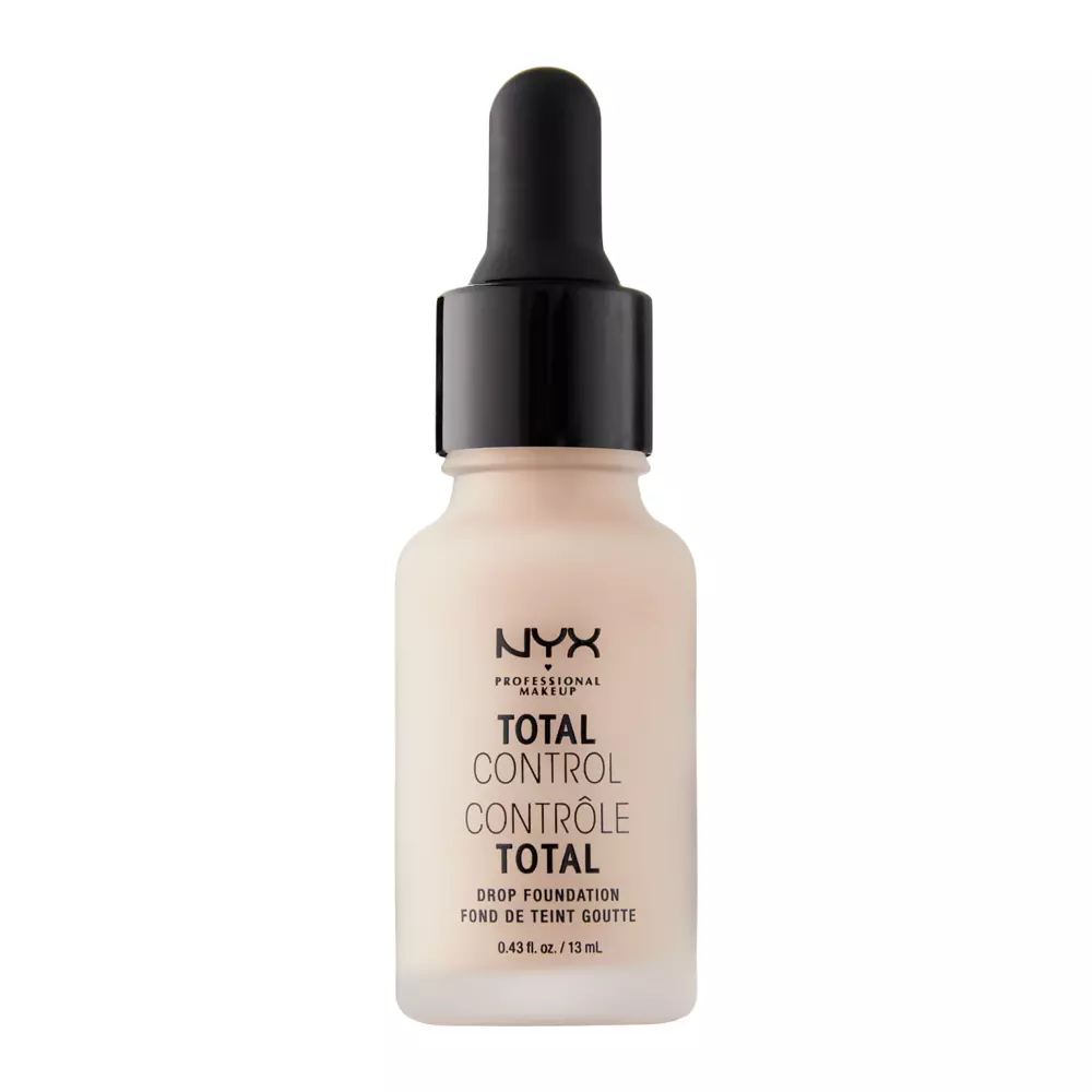 NYX Professional Makeup - Total Control Drop Foundation - Aksamitny Podkład w Kropelkach - Light - 13ml