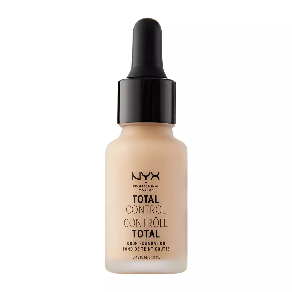 NYX Professional Makeup - Total Control Drop Foundation - Aksamitny Podkład w Kropelkach - Natural - 13ml