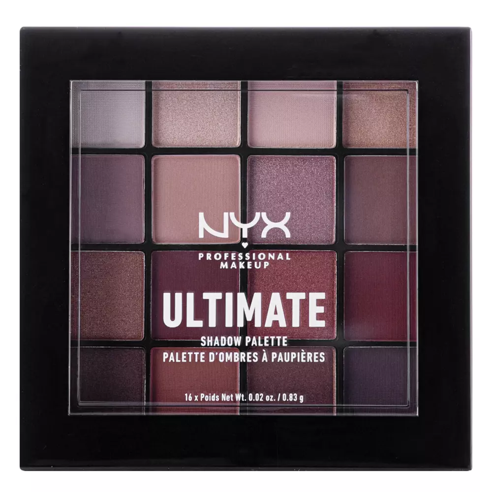 NYX Professional Makeup Ultimate Shadow Palette - Paleta Cieni do Powiek - Warm Neutrals - 13g