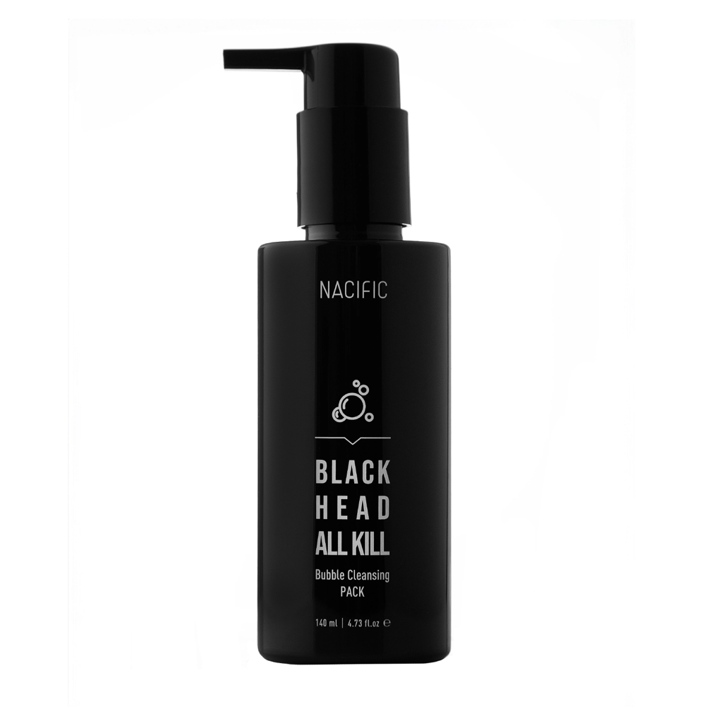 Nacific - Blackhead All Kill Bubble Cleansing Pack - Oczyszczająca Maska przeciw Zaskórniakom - 140ml