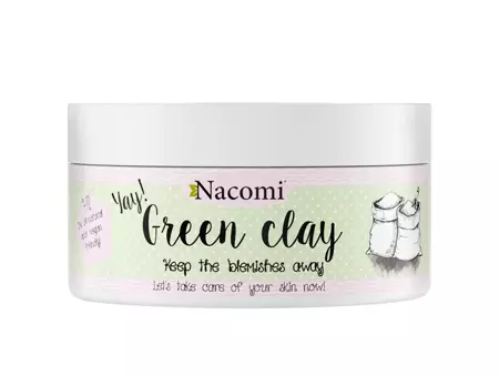 Nacomi - Green Clay - Glinka Zielona - 65g