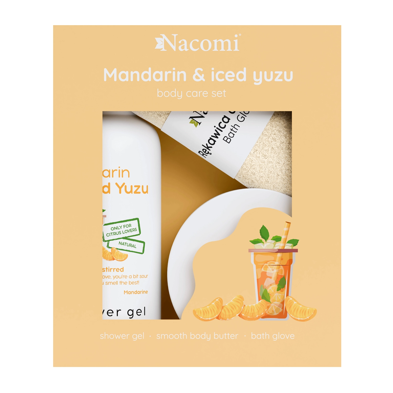 Nacomi - Mandarin & Iced Yuzu - Zestaw Świąteczny