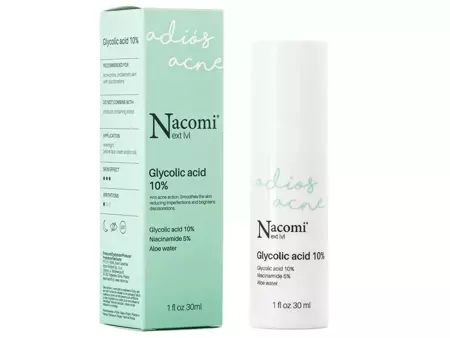 Nacomi - Next Level - Glycolic Acid 10% - Serum z Kwasem Glikolowym 10% - 30ml