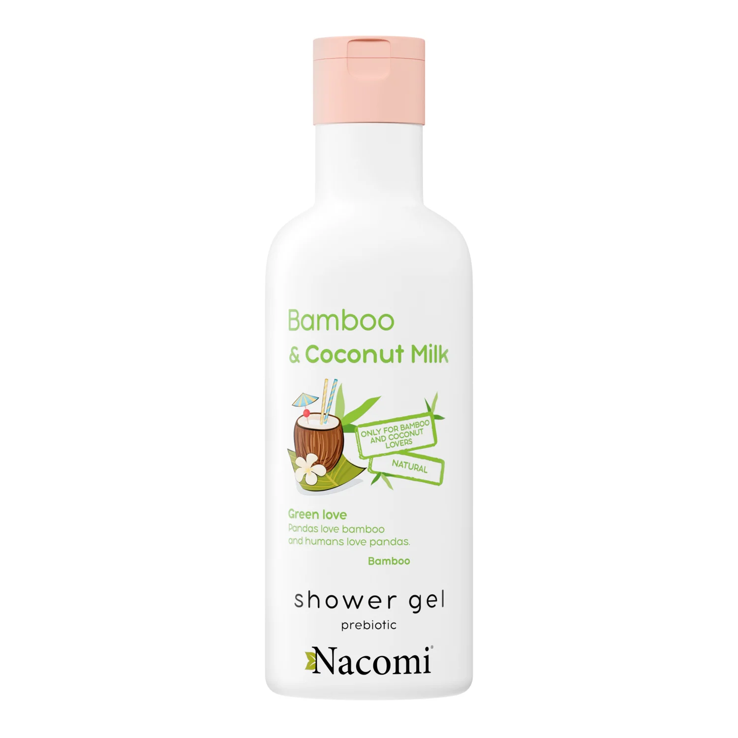 Nacomi - Żel pod Prysznic - Bambus z Mlekiem Kokosowym - 300ml