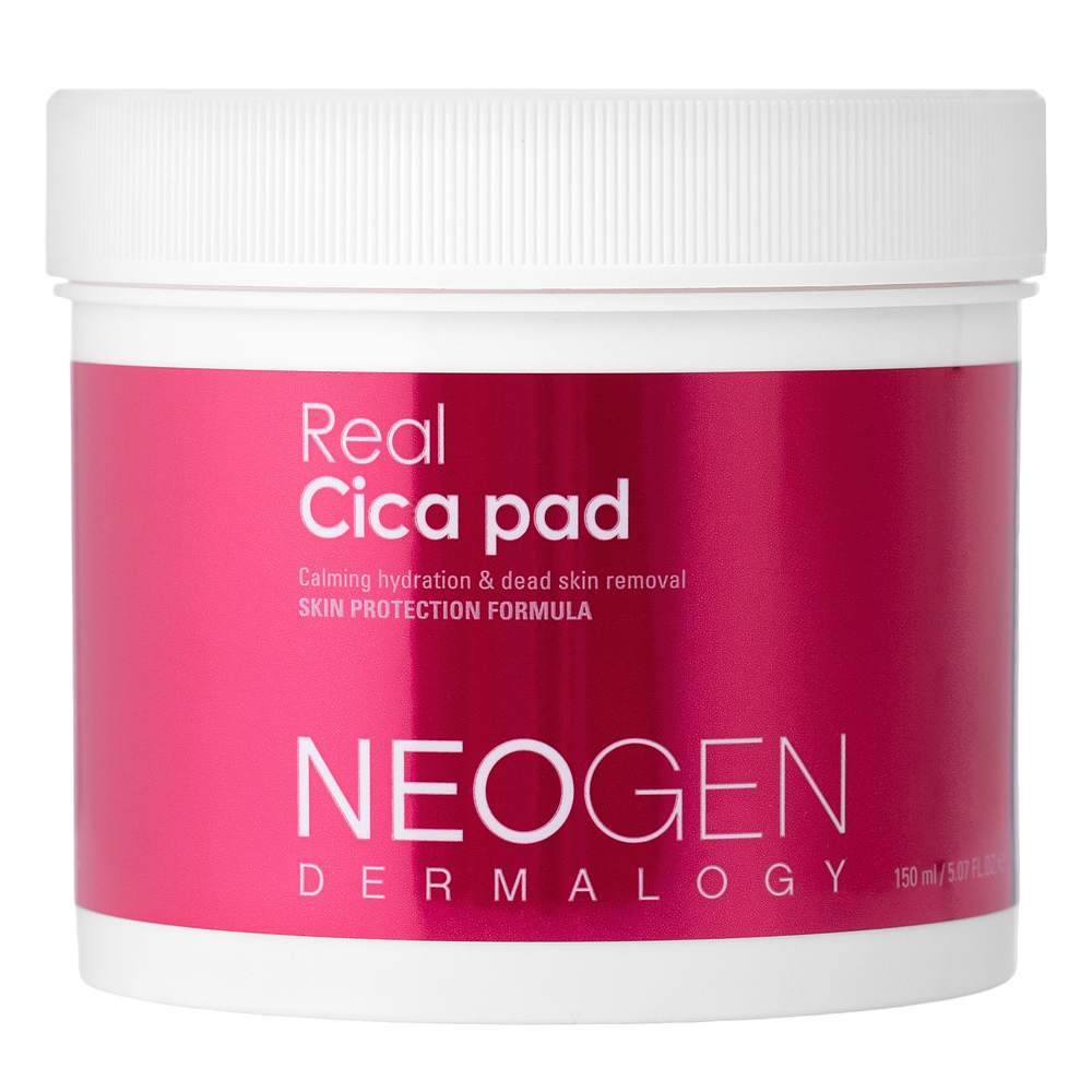 Neogen - Dermalogy Real Cica Pad - Złuszczająco-Łagodzące Płatki do Twarzy - 90szt/150ml