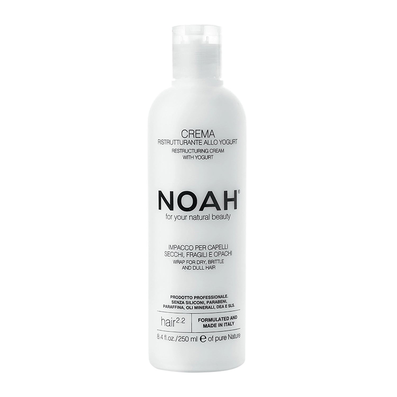 Noah - Restructuring Cream with Yogurt - Odbudowujący Krem do Włosów Suchych i Zniszczonych - 250ml