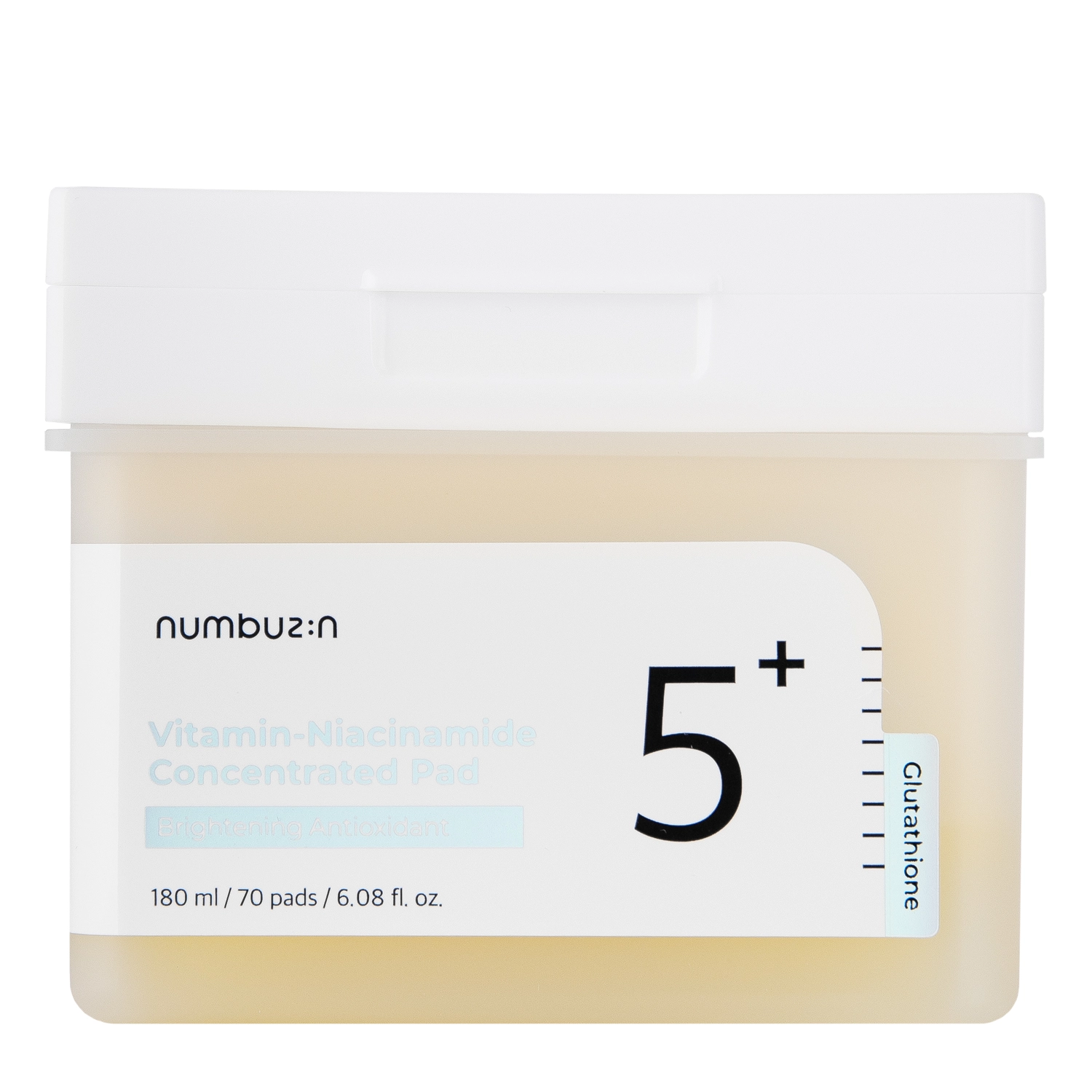 Numbuzin - No.5 Vitamin - Niacinamide Concentrated Pad - Płatki z Niacynamidem do Twarzy - 180ml/70szt.