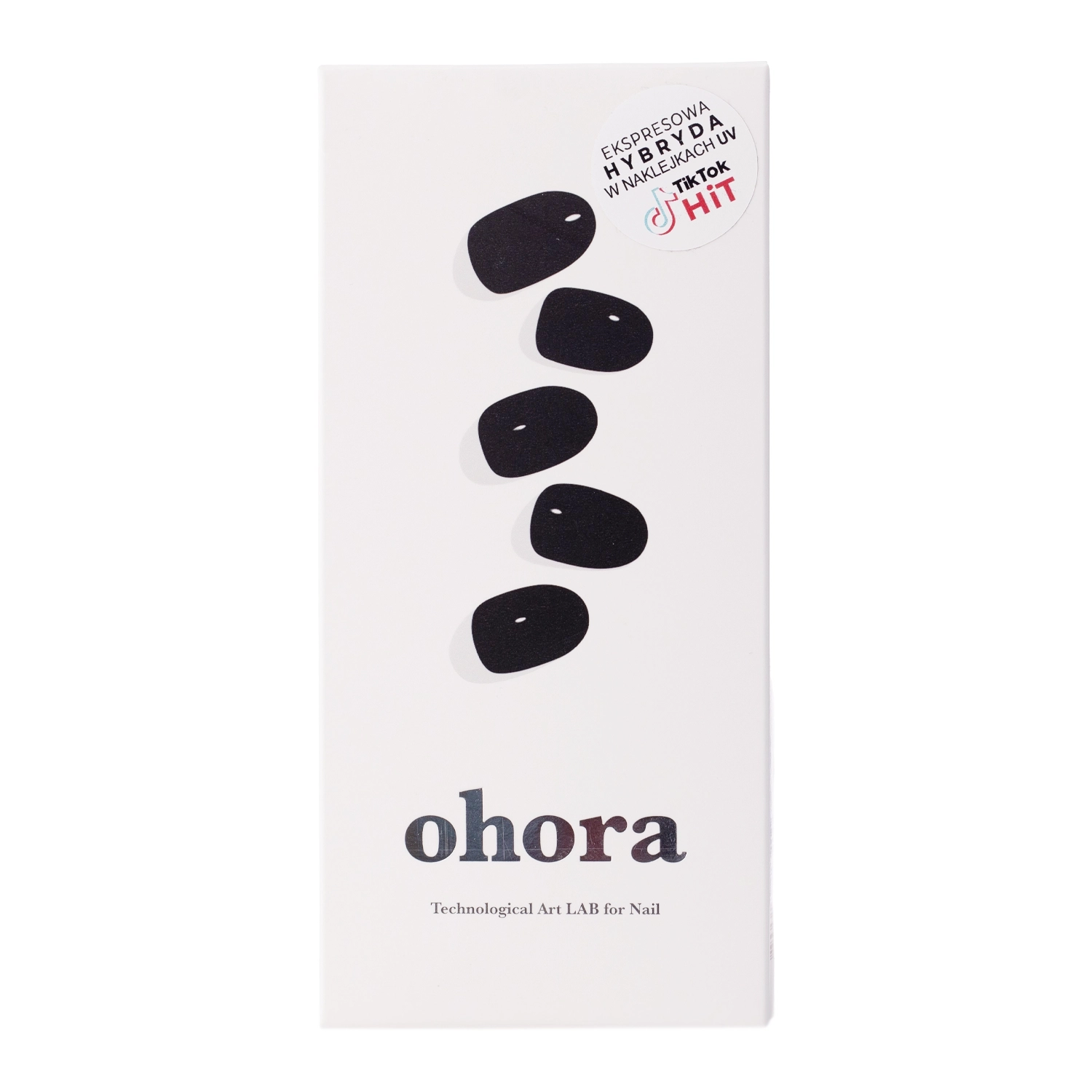 Ohora - Semicured Gel Nail - Hybrydowe Naklejki na Paznokcie - Manicure - Onyx - 30szt.