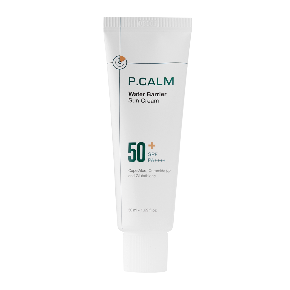 P.Calm - Water Barrier Sun Cream SPF50 PA++++ - Nawilżający Krem do Twarzy z Filtrem - 50ml