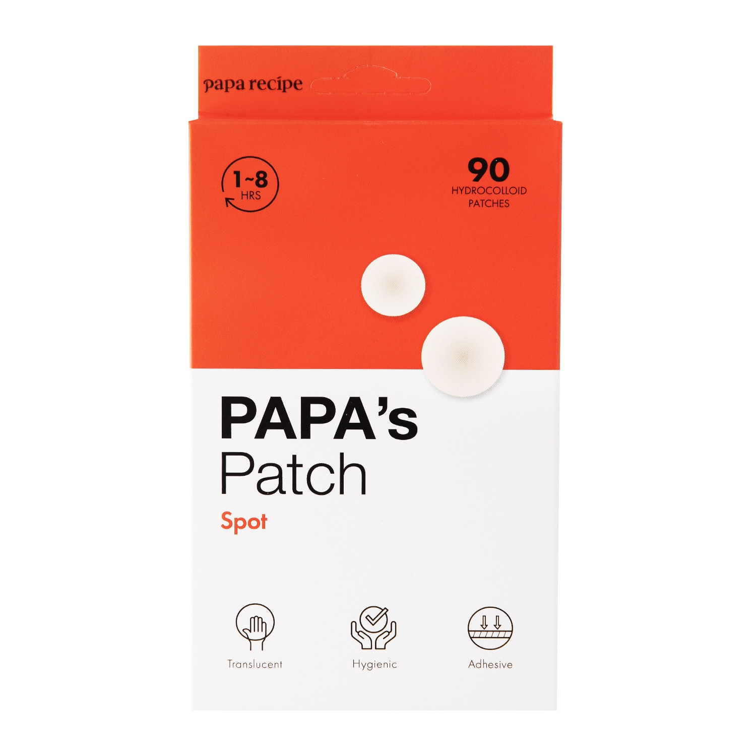 Papa Recipe - Papa's Patch Spot - Gojące Plasterki na Niedoskonałości - 90szt.