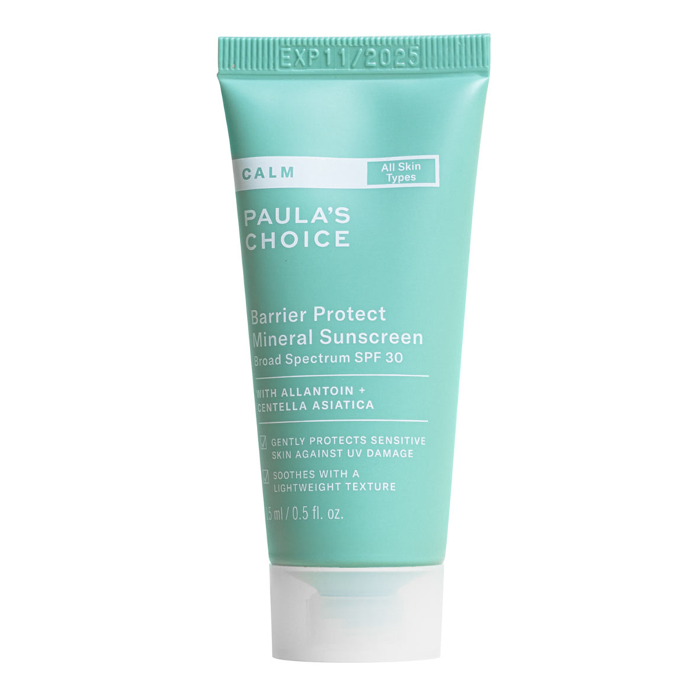 Paula's Choice - Calm Barrier Protect Mineral Sunscreen SPF 30 - Mineralny Krem Przeciwsłoneczny - 15ml