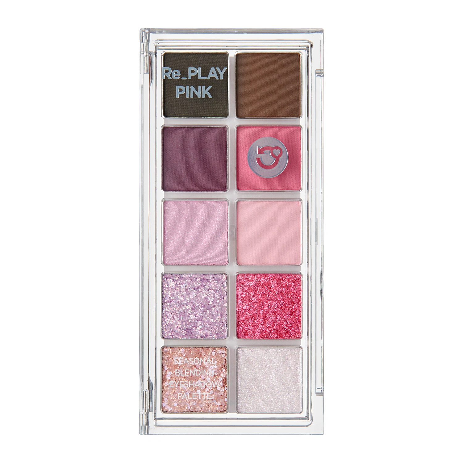 Peach C - Seasonal Blending Eyeshadow Palette - Paleta Cieni do Powiek - 03 Re_Play Pink - 6,4g