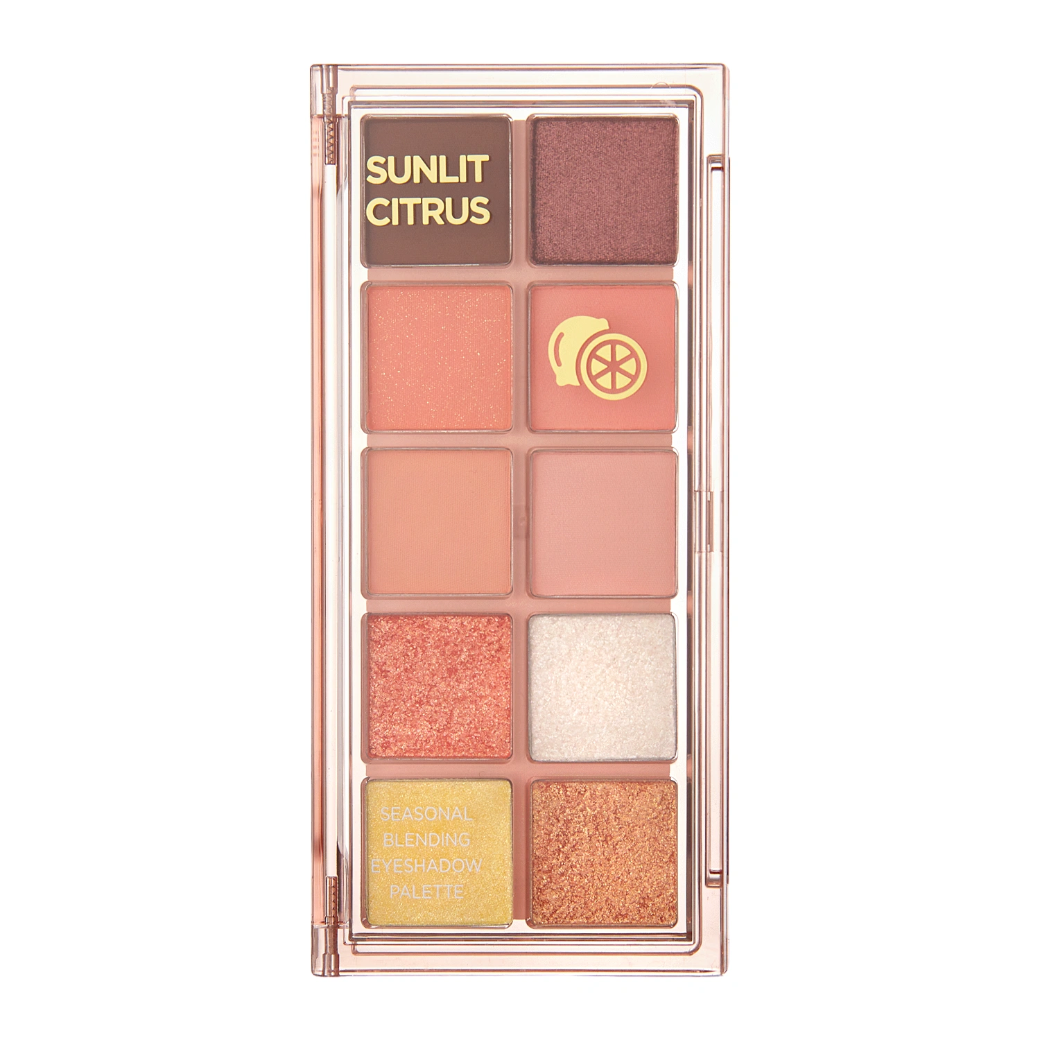 Peach C - Seasonal Blending Eyeshadow Palette - Paleta Cieni do Powiek - 04 Sunlit Citrus - 6,4g