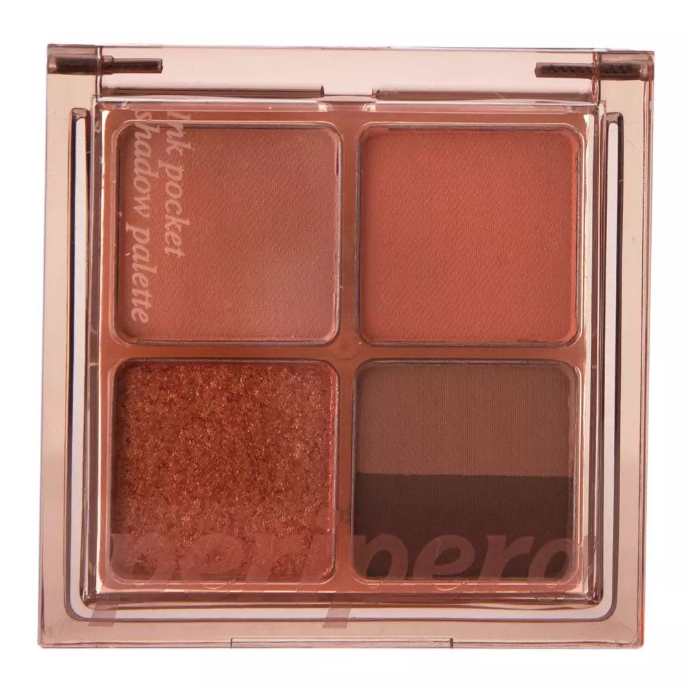 Peripera - Ink Pocket Shadow Palette - Paleta Cieni do Powiek - 001 Fancy Spring Sunshine - 4 x 1.6g