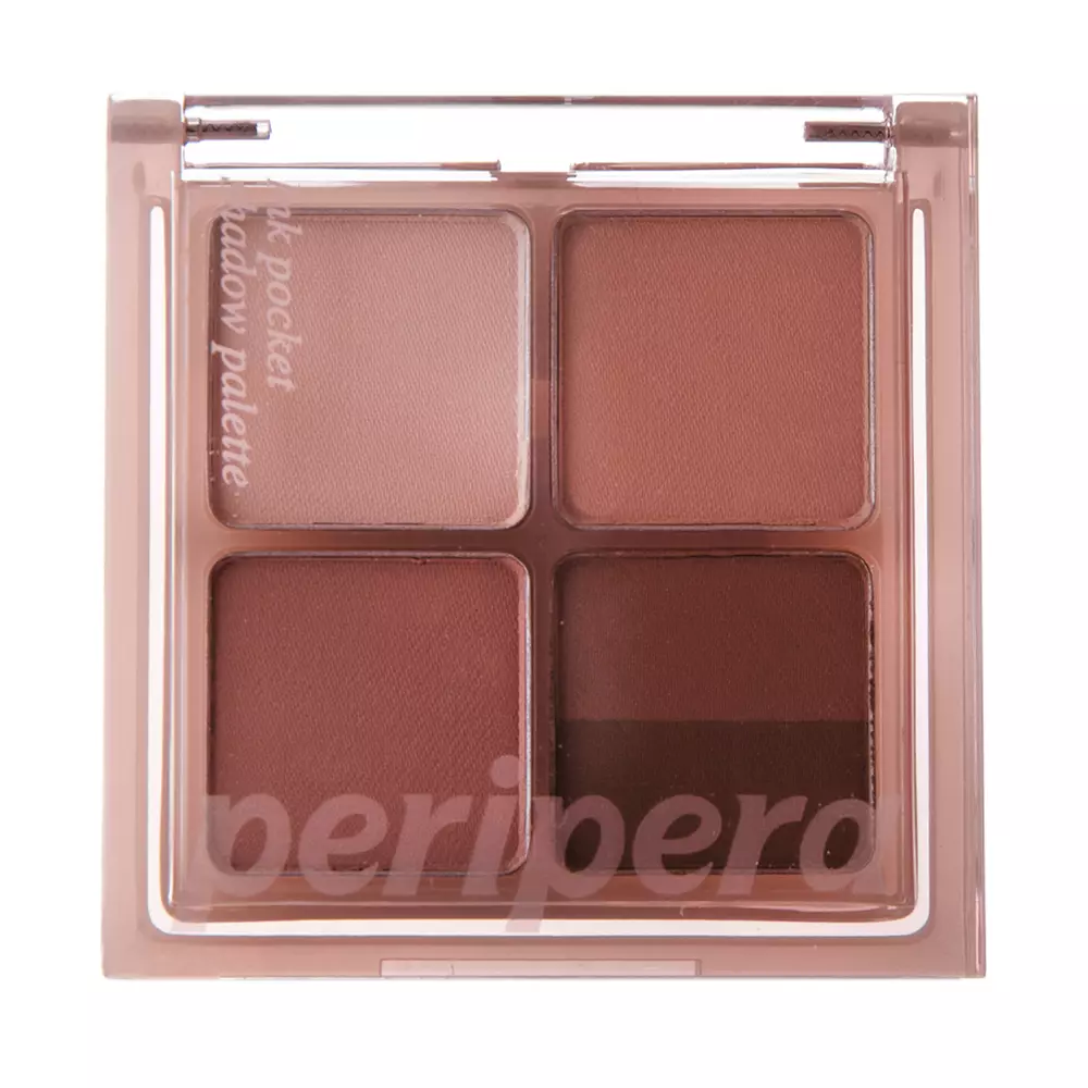 Peripera - Ink Pocket Shadow Palette - Paleta Cieni do Powiek - 004 You Know What Mute Is - 4 x 1,6g